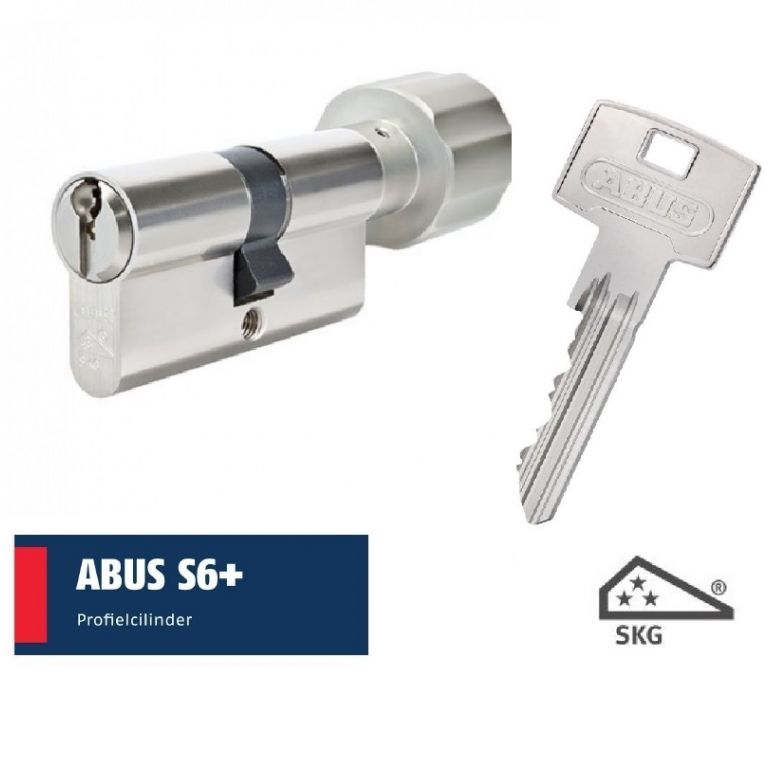 ABUS Hele Knopcilinder S6+ SKG 3 ***