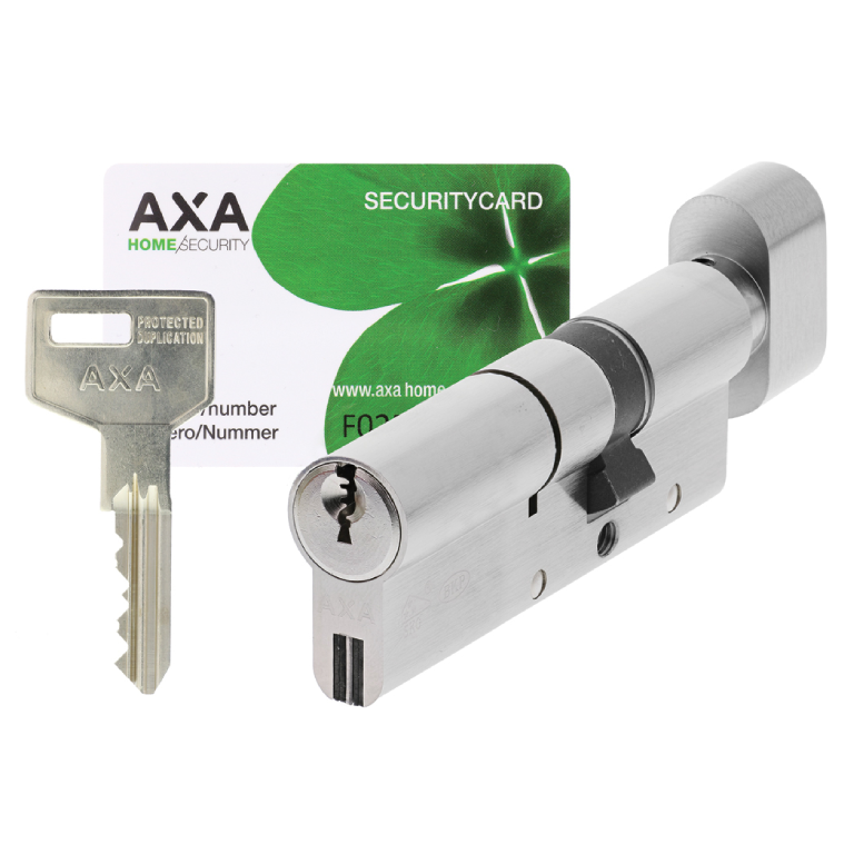 AXA Hele Knopcilinder Xtreme Security SKG 3 *** Sleutelnummer