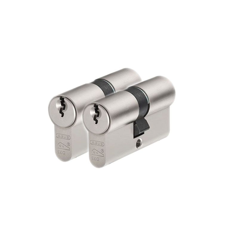 ABUS E60 Cilinderset 30/30 gelijksluitend met gevarenfunctie 30 mm 30 mm 2 cilinders