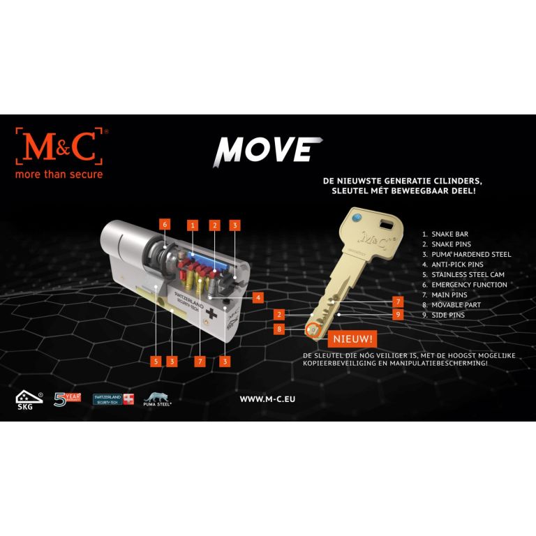 M&C MOVE Halve Cilinder SKG 3