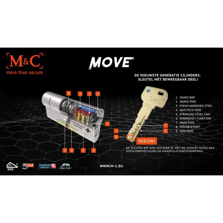 M&C MOVE Hele Cilinder SKG 3