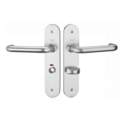 D4E Deurkruk Vastdraaibaar Afgerond Kruk/Kruk D-model Links WC63