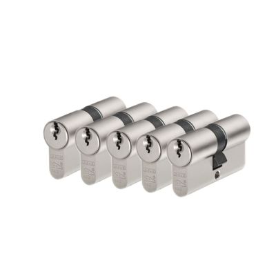 ABUS E60 Cilinderset 30/30 gelijksluitend met gevarenfunctie 30 mm 30 mm 5 cilinders