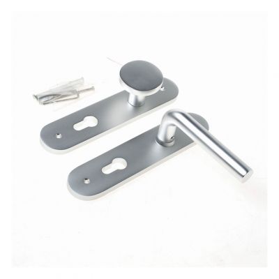 D4E Deurkruk Afgerond Knop/Kruk L-model Links PC72