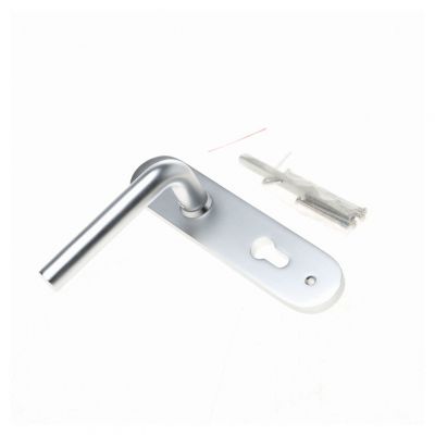 D4E Deurkruk Alu Afgerond Set Kruk/Kruk L-model PC55