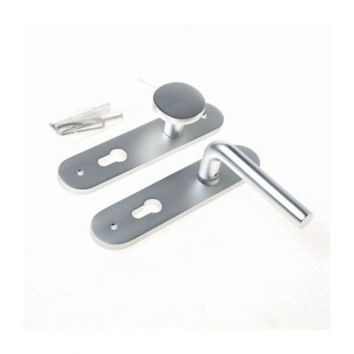 D4E Deurkruk Afgerond Knop/Kruk L-model Links PC72